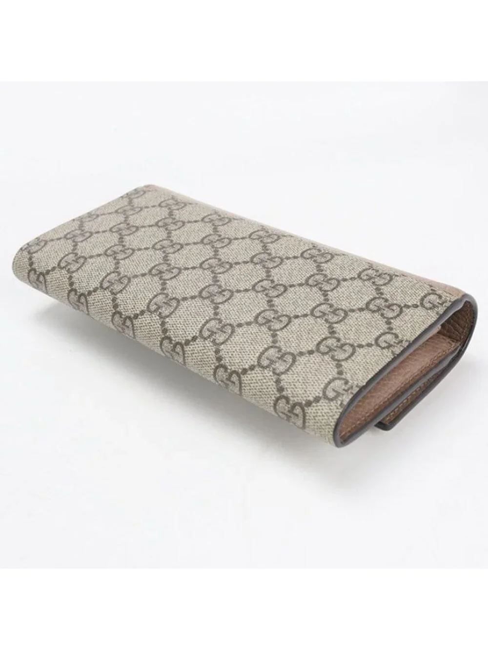★SOLD★ Gucci Bicolor Continental Wallet Double Bifold Leather - Picture 2 of 8